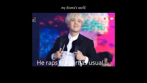 Suga gives his way of ans to haters 😎😈