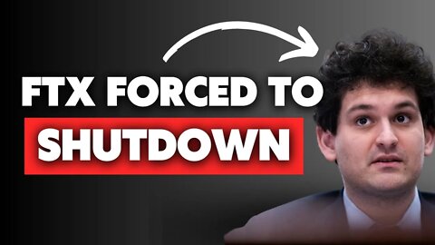 FTX SHUTDOWN because of Tweet — cease and desist #shorts #crypto