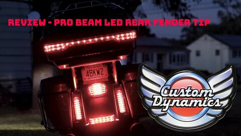 HOW TO - Custom Dynamics ProBeam Fender Tip Light for Harley Davidson.
