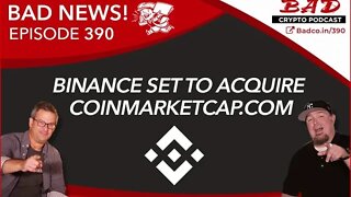 Binance Set to Acquire CoinMarketCap.com -- Bad News For Friday, April 3rd
