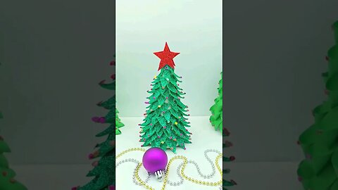Make a Beautiful Christmas Trees in 1 Minute🎄❄😍 #diy #crafts #Christmastree