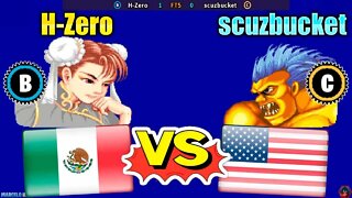 Street Fighter II': Hyper Fighting (H-Zero Vs. scuzbucket) [Mexico Vs. U.S.A.]