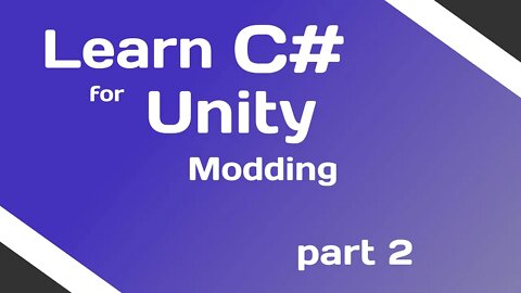 Console.Writeline : Learn C# for Unity Game Modding