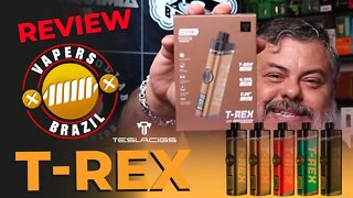 Teslacigs T-Rex - O novo Pod Mod com 100W e 21700 - Review PTBR