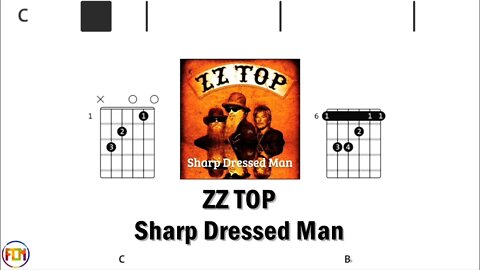 ZZ TOP Sharp Dressed Man - Guitar Chords & Lyrics HD