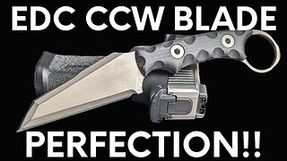 My Best New EDC Self Defense Concealed Carry Knife.🤯