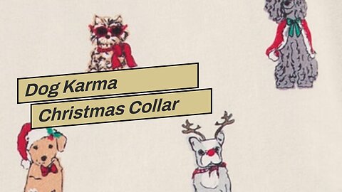 Dog Karma Christmas Collar (Santa, Large)