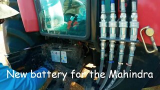 Replacing the battery on the Mahindra mPower 85p!