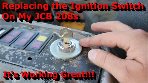 Replacing the Ignition Switch on my JCB 208s Backhoe Loader | SeidelRanch