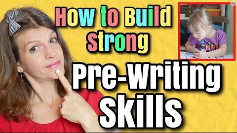 Pre Writing Skills, Activities and Stages for Emergent Writers || Tips for Special Needs Education