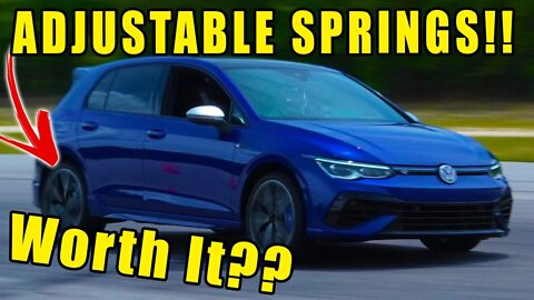 The EASIEST Way To Lower a VW MK8 Golf R