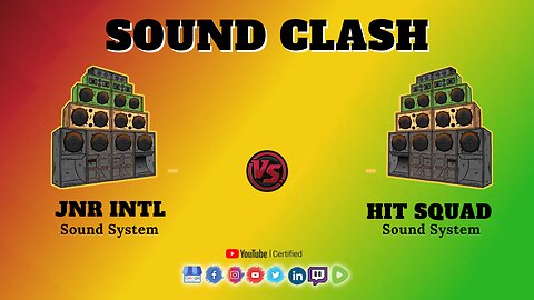 Live Exclusive Reggae Sound Clash Jnr Intl Sound System 🆚 Hit Squad Sound System DUB FI DUB