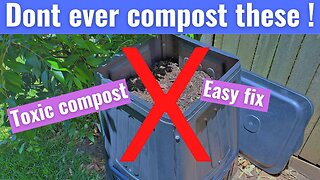 DO NOT mix these things into Compost
