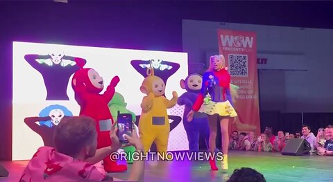 RuPaul’s 2023 DragCon Drag Queen 'Performing' With The Teletubbies
