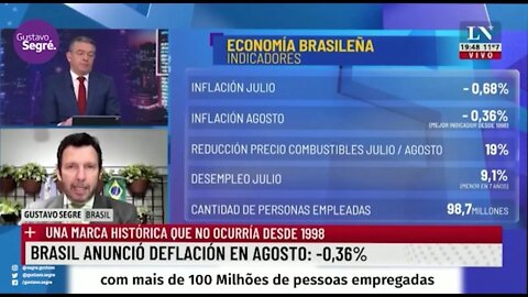 Jornalistas argentinos ficam impressionados com a economia Brasileira