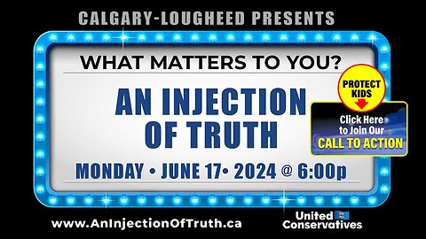 An Injection of Truth [Part 1] - CALGARY (June 17, 2024)