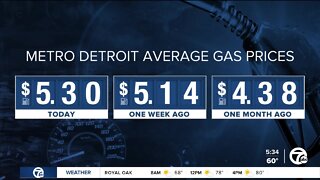 Gas prices set another record high in Michigan & metro Detroit