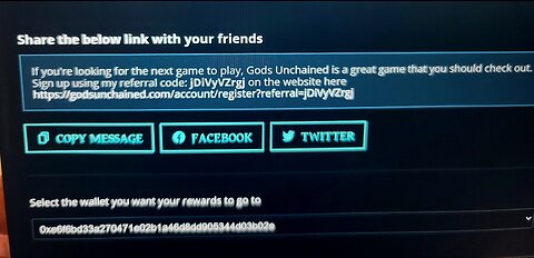 God's Unchained - referal code for 10GODS jDiVyVZrgj