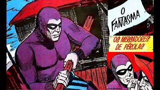 O FANTASMA EM CORES OS MERCADORES DE PEROLAS #comics #quadrinhos #gibi gibi quadrinho