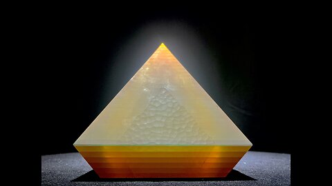Carving a Chunk of Glass into a Pyramid