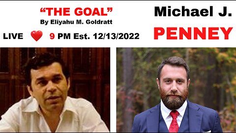 LIVE: "The Goal" By Eliyahu M. Goldratt, Reading By Michael J. PENNEY