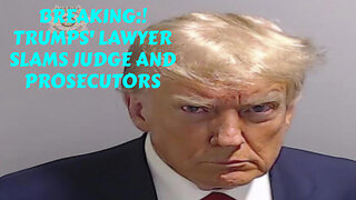 BREAKING: TRUMPS' LAWYER LASHES OUT AGAINST JUDGE AND CORRUPT PROSECUTORS MUST WATCH!!