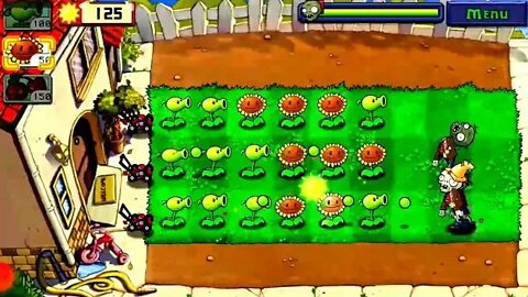Plants vs. Zombies FREE Adventures : Gatling Pea vs Snow Pea vs Repeater | Level 3