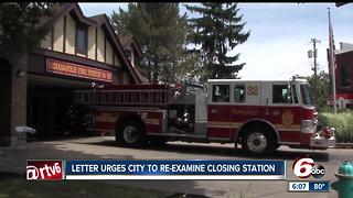 Letter urges city to re-examine closing fire station
