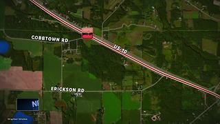 Man killed after truck crosses median, hits semi