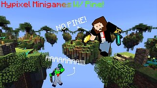 Hypixel With King of Walking Off the Map! (PeculiarPine) - Hypixel Minigames