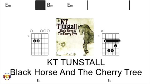 KT TUNSTALL Black Horse And The Cherry Tree - (Chords & Lyrics like a Karaoke) HD