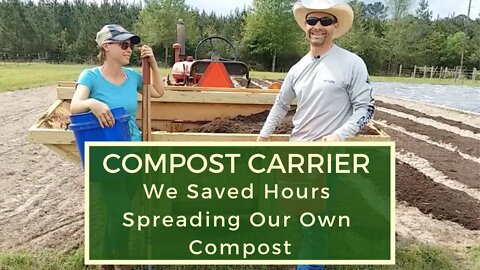 Compost Carrier - We Saved Hours Spreading Our Compost