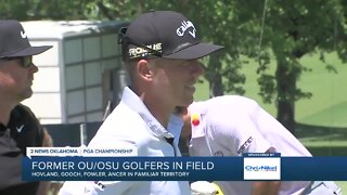 Fans meet, watch PGA stars on practice day 1