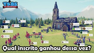 Batalha entre inscritos #2 - Totally Accurate Battle Simulator - TABS Gameplay PT-BR