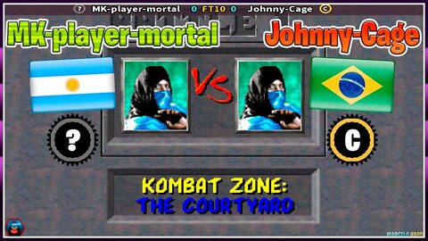 Mortal Kombat (MK-player-mortal Vs. Johnny-Cage) [Argentina Vs. Brazil]
