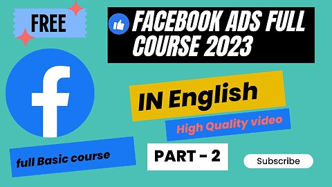 3 Reasons Your BusinessNeeds To Advertise OnFacebook | Facebook ads course 2023 | Part -2 #course