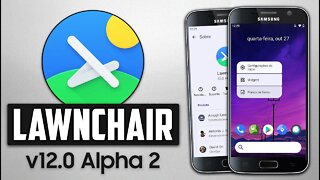 TENHA O LAUNCHER DO ANDROID 12 EM QUALQUER SMARTPHONE! | Lawnchair 12 Alpha 2 APK