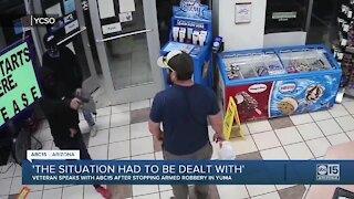 Marine veteran disarms robber: "The situation had to be dealt with"