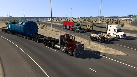 American Truck 35T Special Cargo DLC with escorts