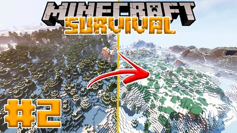 Minecraft Survival #2: Desmatando um bioma inteiro!