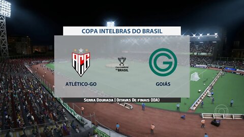 Copa Do brasil 2022 - Atlético GO x Goiás | Oitavas de finais (IDA) | FIFA 22 SIMULAÇÃO