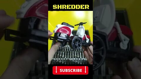 Shredder Machine VS Motos // ASMR #Shorts