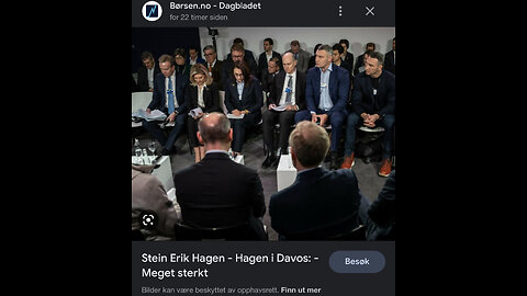 Møte i Davos! Hagen og co arrestert? Ukraina.. ScareEventen 🔥🔥🔥 mm.