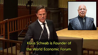 Gideon van Meijeren confronts Netherlands PM, Mark Rutte, about his association with Klaus Schwab 😬