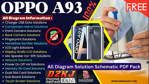 OPPO A93 Schematic Diagram Free Solution