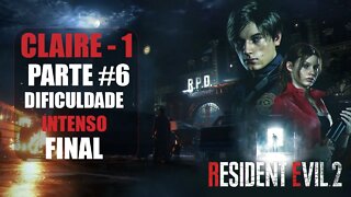 Resident Evil 2 - [Parte 6 Final - Claire 1] - [Dificuldade INTENSO] - PT-BR - 60Fps - [HD]