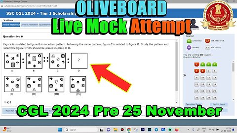 Tough Oliveboard SSC CGL 2024 Tier 1 Mock Live Attempt 25 Nov | MEWS Maths #ssc #oliveboard #cgl2024