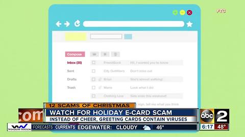 12 scams of Christmas: E-cards that contain viruses instead of cheer