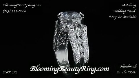 BBR 272 Vintage Style Diamond Engagement Ring Handmade In The USA