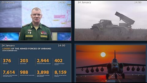 24.01.23 ⚡Russian Defence Ministry report on the progress of the deNAZIfication of Ukraine